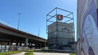 Würfelbunker in Ludwigshafen