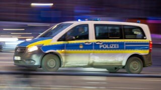 Polizeiauto im Einsatz
