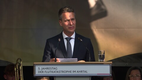 Bürgermeister Rowald bei der Gedenkveranstaltung