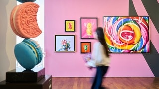 Ausstellungsansicht "Wettstreit mit der Wirklichkeit", Museum Frieder Burda