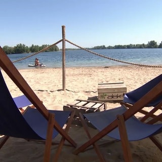 Strandfeeling bei Hochsommerwetter am Silbersee