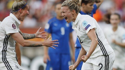 Schreiende Spielerinnen bei der UEFA: Forschung besagt, dass sich Schreie durch sechs verschiedene Emotionen unterscheiden lassen