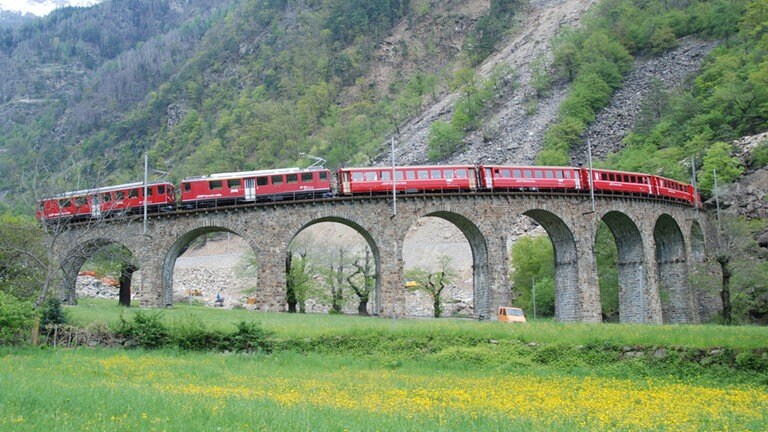 Kreisviadukt bei Brusio