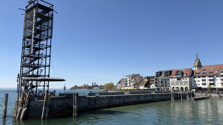 Der Hafen von Friedrichshafen