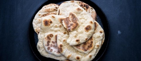 Indisches Naan-Brot