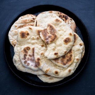 Indisches Naan-Brot