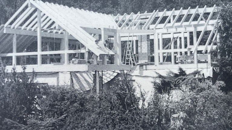 Das Haus von Johannes Hill im Jahr 1996.