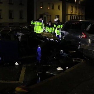 Auto-Unfall nach Verfolgungsjagd