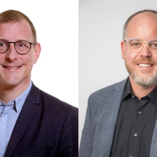 Thomas Barth (CDU) und Steffen Wolf (SPD)