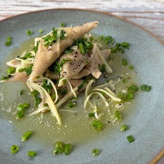 Schlutzkrapfen mit Spinatfüllung