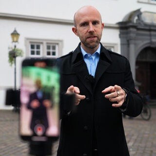 Marc Holzheimer macht Geschichtsvideos in Koblenz