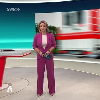 Nachrichtensprecherin Sandra Hochhuth.
