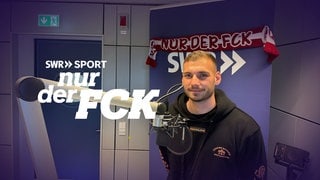 Luca Sirch bei seinem Besuch im Podcast-Studio bei "Nur der FCK"