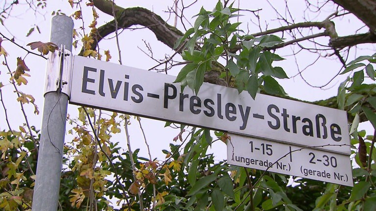 Hochstadt-_Elvis-Presley-Strasse_Strassenschild