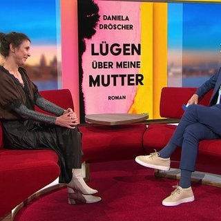 Gast Autorin Daniela Dröscher und Moderator Holger Wienpahl