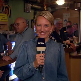 Reporterin Sarah Wilk