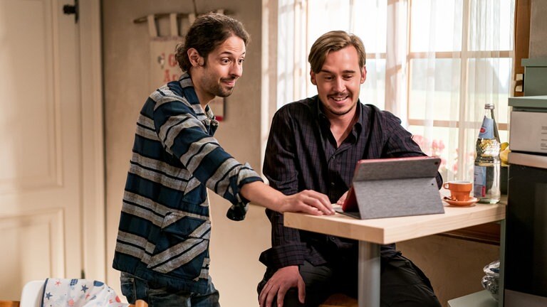 Sebastian (Dominik Stricker) und Albert (Alessio Hirschkorn)