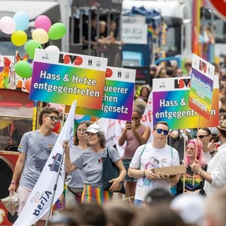 Christopher Street Day in Stuttgart 2024.