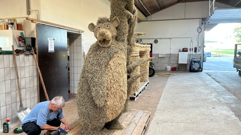Strohskulpturen Wettbewerb Höchenschwand