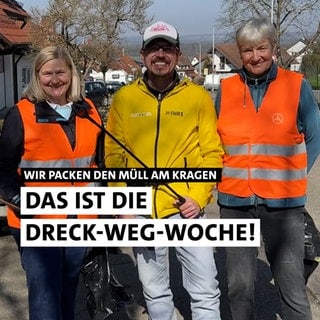 SWR1 Moderator Ingo Lege bei der SWR1 Dreck weg-Woche.
