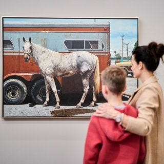Ausstellungsansicht "Wettstreit mit der Wirklichkeit"