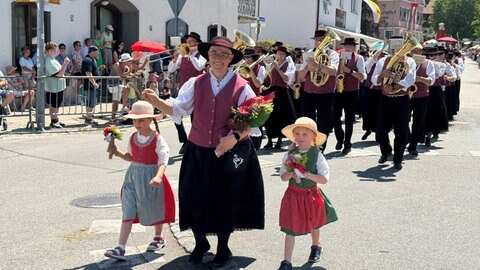 Festumzug beim Laupheimer Kinder- und Heimatfest