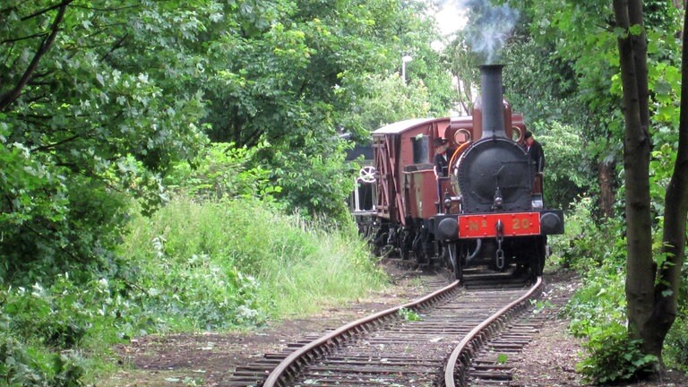 Gastlok "Furness Railway No. 20" - auf der Strecke.