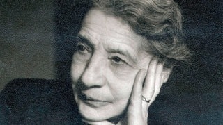 Die Physiker in Lise Meitner (1878 - 1968), undatierte Aufnahme
