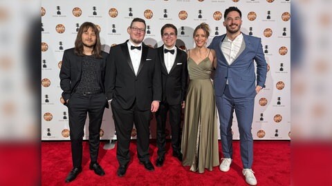 v.l.n.r.: Oscar Jacobson, Tobias Eckerlin, Vincent Maurer, Lilli Heckmann und Franz Rügamer