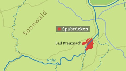 Spabrücken Karte