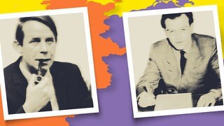 Die beiden Schriftsteller Siegfried Lenz und Erich Loest