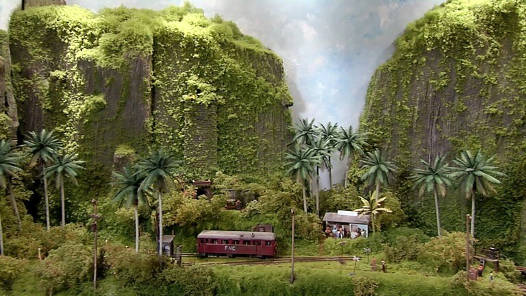 Beim Gestalten des Valle de Viñales auf Kuba waren ihm vor allem die verschiedenen Grünpflanzen und ihre Farbtöne wichtig. 