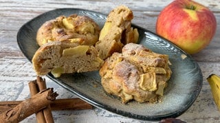 Saftige Apfelballen mit Nicecream