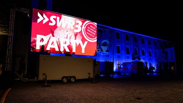 SWR3 Party im Prediger in Schwäbisch Gmünd im Rahmen der SWR Regiotour.