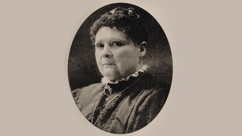 Porträt der Pianistin und Komponistin Luise Adolpha Le Beau (1850-1927), um 1909. 