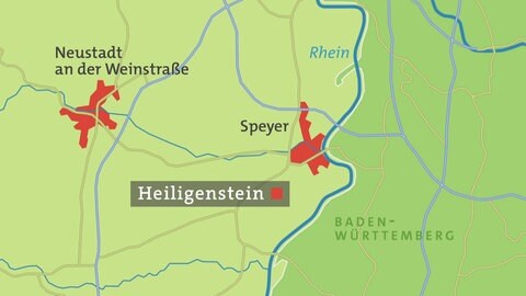 Hierzuland Heiligenstein Karte