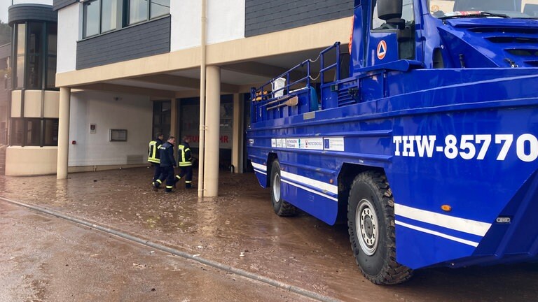 Morgendliche Aufräumarbeiten in Kordel