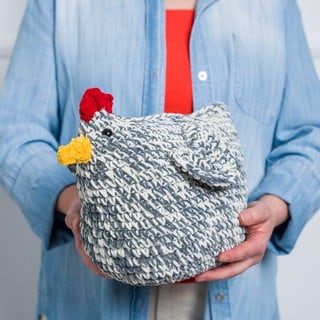 gehäkeltes Huhn