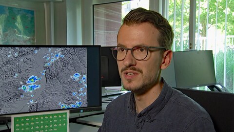 Tim Gotsch vom ARD-Wetterkompetenzzentrum