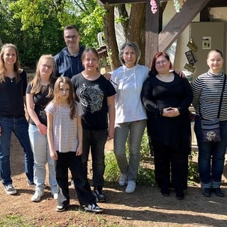 Im naturpädagogischen Gemeinschaftsgarten des Kinder- und Jugendhilfezentrum St. Marien in Worms