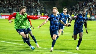 Leo Scienza bejubelt den entscheidenden Treffer