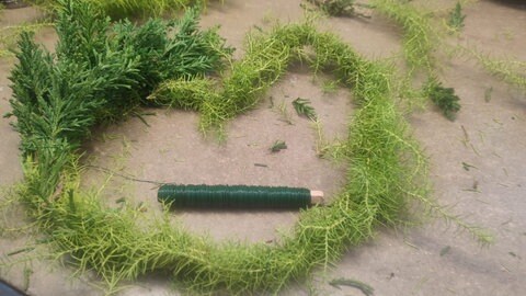 Weihnachtlicher Türschmuck