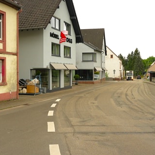 Die Kuseler Straße in Thallichtenberg
