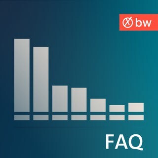 Grafik mit Säulen und Wahlkreuz als Symbolbild für das FAQ zum Ergebniswahlportal des SWR zur Kommunalwahl 2024