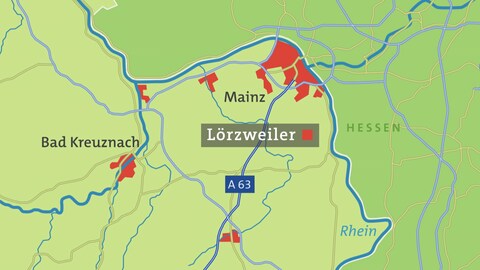 Karte von Lörzweiler