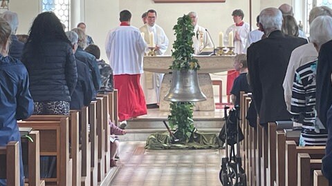 Die Roggenzeller feierten ihre Glockenweihe mit einem festlichen Gottesdienst. 