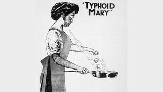Zeichnung von Mary Mallon, bekannt als „Typhus Mary“