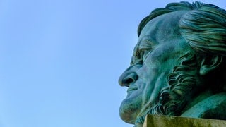 Büste Richard Wagner, am Festspielhaus auf dem Grünen Hügel, Bayreuth