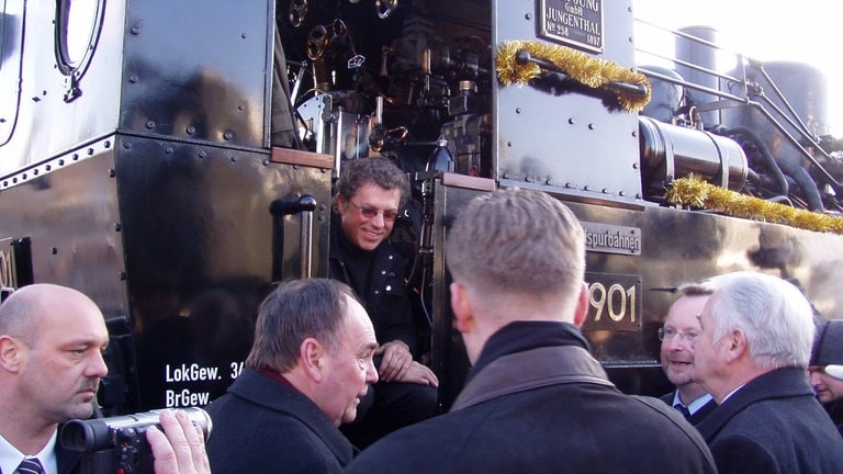 995901 Sonderzug mit Minister Heinz Daehre zweiter von links