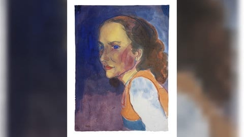 Verschwundenes Nolde-Aquarell an der Universität Tübingen